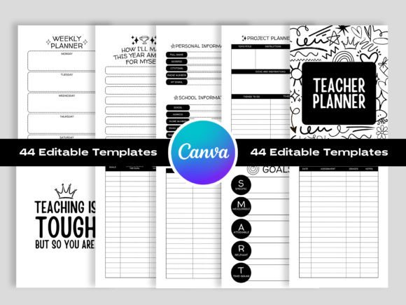 Canva Editable Undated Teacher Planner: Your Ultimate Classroom Companion