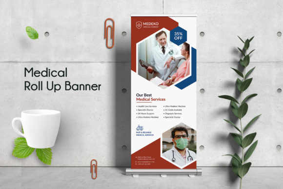 Medical Roll Up Banner: A Complete Design Template for Healthcare Marketing