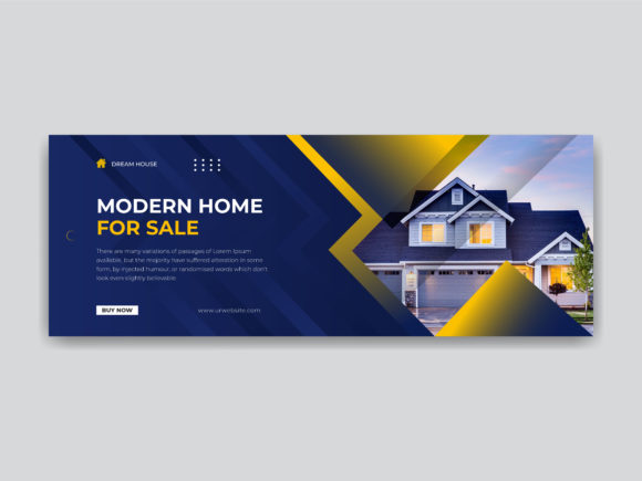 Real Estate Facebook Cover Banner: A Designer's Template