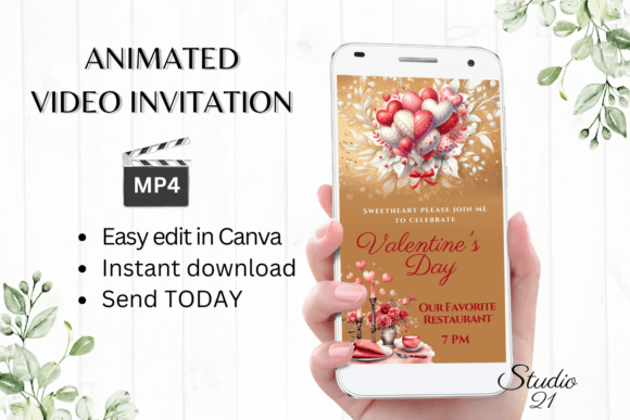 Set the Mood Instantly with a Romantic Digital Invitation