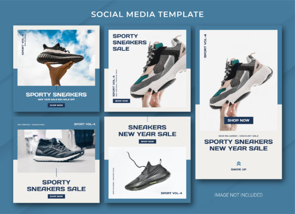Sneakers Social Media Template: Elevate Your Brand's Visual Story